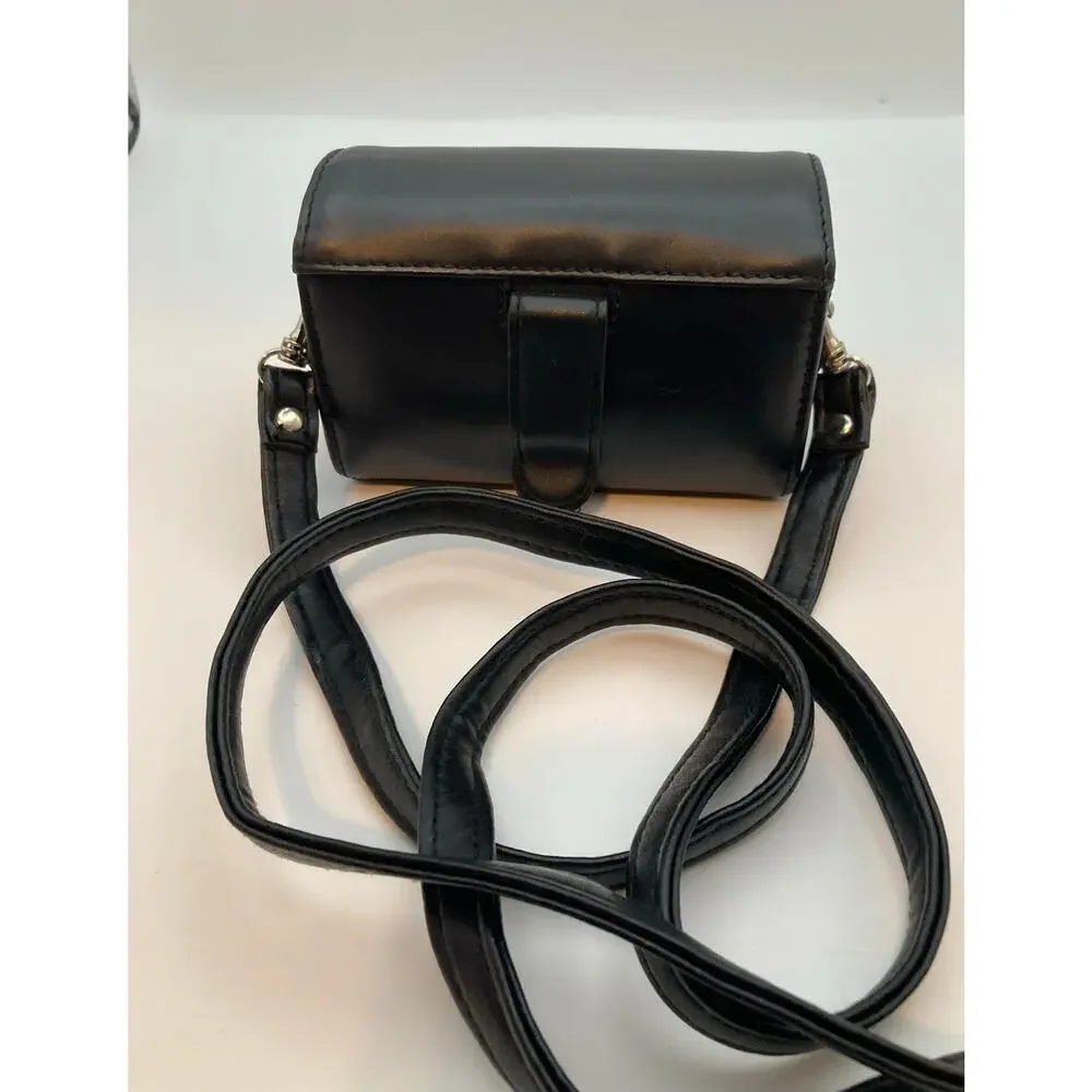 HP Camera Carry Case Magnetic Closure Black w/Shoulder Strap Belt Loop
